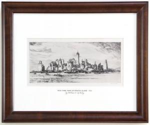 Mc Nulty William 1889-1963,New York from Governors Island 1932,Kaminski & Co. US 2018-10-27