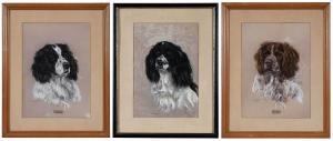 Mc. Pherson William 1905,Portraits of Spaniels - Springer Spaniel,1940,Brunk Auctions US 2021-06-11