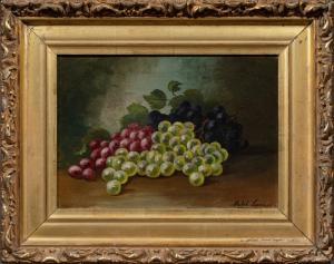 MCALLISTER LEMOS mabel 1861-1921,Still Life with Grapes,Clars Auction Gallery US 2022-12-17