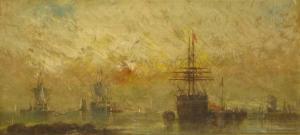 MCALPINE William 1840-1880,SHIPPING OFF THE COAST,Sworders GB 2019-06-25