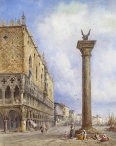 MCARTHUR Charles 1860-1914,St. Mark’’s Square Venice,1881,Woolley & Wallis GB 2014-03-19