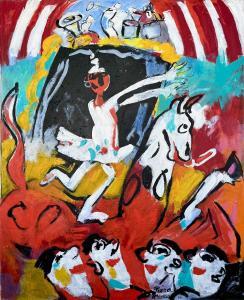 MCARTHUR Piera 1929,Equestrian Act, Moscow Circus,International Art Centre NZ 2023-11-28