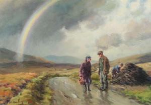 McAULEY Charles J. 1910-1999,THE RAINBOW, COUNTY ANTRIM,Ross's Auctioneers and values IE 2024-04-17