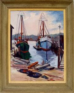 McAULIFFE James J 1848-1921,FISHING BOATS,William J. Jenack US 2016-08-21