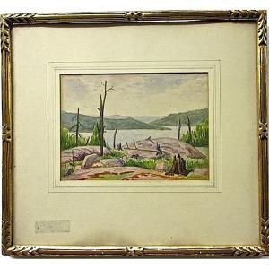 McAVOY Harold O 1891-1977,COTTAGE, LAKE MUSKOKA,Waddington's CA 2015-12-07