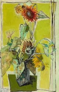 McAVOY Harold O 1891-1977,Sunflowers,1961,William Doyle US 2022-06-29
