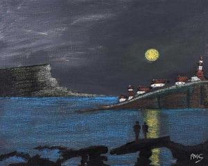 MCCALLION Pearse,MOONLIGHT ON THE BAY,Ross's Auctioneers and values IE 2020-08-12