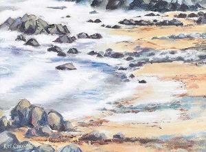 MCCARRON Rosemary 1900-2000,ROCKS & FORESHORE,Ross's Auctioneers and values IE 2020-01-29