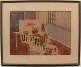 MCCARTHY FRANCIS 1921-2005,An interior scene,1949,Locati US 2012-04-09