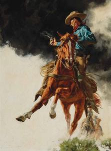 McCARTHY Frank C 1924-2002,Pursued,Scottsdale Art Auction US 2024-04-12