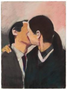 MCCLEARY Dan 1952,Kissing Couple,1983,John Moran Auctioneers US 2022-02-16