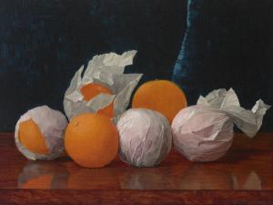 MCCLOSKEY William Joseph 1859-1941,Oranges in Tissue,1889,Christie's GB 2023-01-19