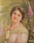 MCCLOY E.L 1800-1800,PORTRAIT OF A GIRL,Ross's Auctioneers and values IE 2014-10-08