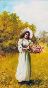 MCCOLVIN John 1880-1910,High Winds; and Flower Picking,Rowley Fine Art Auctioneers GB 2016-08-31