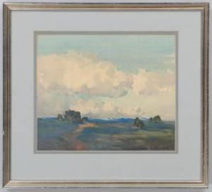 McCOMAS Francis John 1875-1938,Wide open landscape,1912,South Bay US 2021-09-18