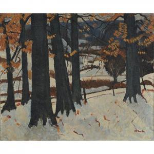 MCCONAHA Lawrence 1894-1962,Winter Landscape,Treadway US 2017-06-03