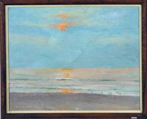McCONNELL Adelaide Mott 1900,"Sunrise", seascape,Alderfer Auction & Appraisal US 2007-09-07