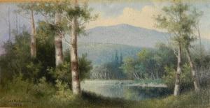 McCONNELL George 1852-1929,Mountainous Spring Landscape,1916,Rachel Davis US 2020-03-21