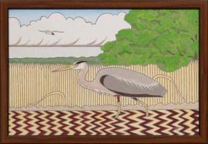 MCCONNELL James Houston 1914-1988,Blue Heron,1992,Neal Auction Company US 2023-09-08