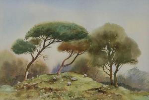 MCCONNELL James,SHEEP GRAZING, FAIRY HILL,Ross's Auctioneers and values IE 2014-10-08