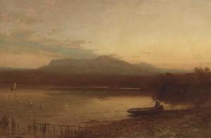 McCORD George Herbert 1848-1909,Along the Lakeshore at Dusk,Christie's GB 2003-03-04