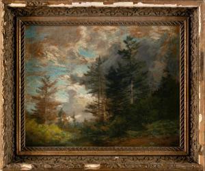 McCORD George Herbert 1848-1909,Forest scene,Eldred's US 2023-07-27