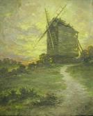 MCCORMACK Robert 1900,Windmill at sunset,Dreweatt-Neate GB 2005-05-26