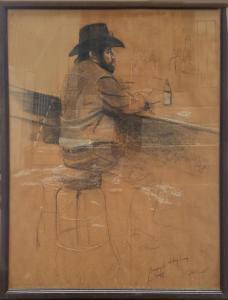MCCORMICK Harry 1942,Cowboy at a Bar,1980,Ro Gallery US 2024-03-23