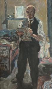 McCRACKEN Francis 1879-1959,Self Portrait,International Art Centre NZ 2023-04-19