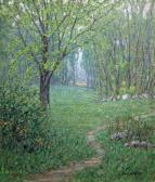 MCCREA Samuel Harkness 1867-1941,Spring Landscape with Footpath,William Doyle US 2016-10-05