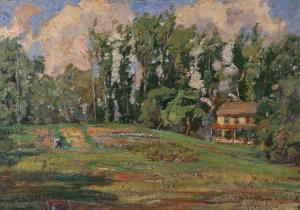MCCREA Samuel Harkness,Summer landscape with cottage,Butterscotch Auction Gallery 2018-03-25