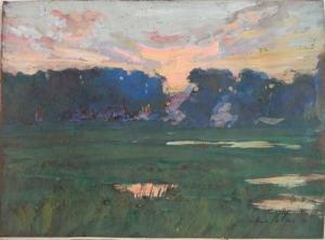 MCCREA Samuel Harkness 1867-1941,The Meadow- Evening,Rachel Davis US 2020-03-21
