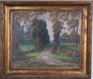 MCCREA Samuel Harkness 1867-1941,THE ROAD TO STANFORD,1913,Clark Cierlak Fine Arts US 2020-05-02