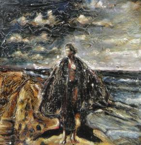 MCCREE Johnathan 1963,figure by the sea,Burstow and Hewett GB 2013-09-25
