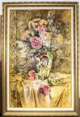MCCREERY(PUBLISHER) John 1800-1900,Still Life with Flowers and Animals,Hindman US 2018-01-30