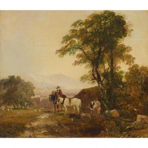 McCULLOCH Horatio 1805-1867,A REST BY THE WAY,1840,Lyon & Turnbull GB 2023-06-08