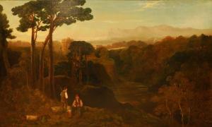 McCULLOCH Horatio,Woodcutters, Bothwell Castle,1837,Bellmans Fine Art Auctioneers 2023-03-28