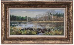 MCCULLOUGH William W 1948,Beaver Pond,Brunk Auctions US 2015-09-11