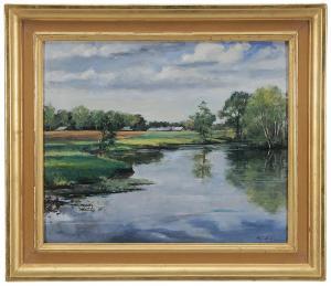 MCCULLOUGH William W 1948,Mr. Billy's Pond,Brunk Auctions US 2015-09-11