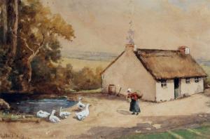 MCDADE William,Cottage Near Ballycastle,Gormleys Art Auctions GB 2015-12-08