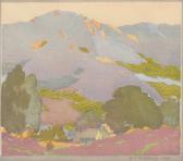 McDERMITT William Thomas 1884-1961,California Landscape,1928,Hindman US 2023-11-02