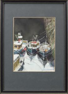 MCDONALD SHEILA R,BOATS IN HARBOUR,1980,McTear's GB 2018-03-14