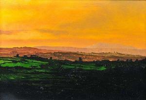 MCDONNELL Rachel,DUSK, NEAR SLEMISH,Ross's Auctioneers and values IE 2015-10-07