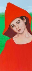 MCDONNELL Vincent,LITTLE RED GIRL WITH GREEN WOLF,Ross's Auctioneers and values IE 2015-11-04