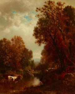 McDougal HART William 1823-1894,Autumn In Kent Valley,1880,John Moran Auctioneers US 2023-11-14