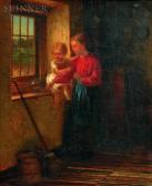 McEWAN William M 1859-1880,Interior Scene with Mother and Child,Skinner US 2007-05-18