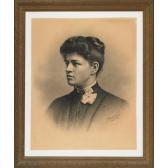 MCEWEN J.D,PORTRAIT OF A YOUNG WOMAN,1888,Waddington's CA 2009-10-19