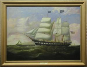 McFARLANE Duncan 1840-1866,Hove to For Pilot off Point Linus,Wickliff & Associates US 2009-10-17