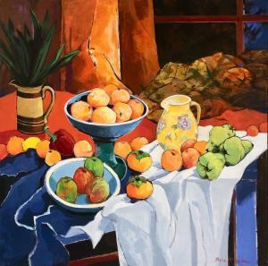 McFARLANE Shona 1929-2001,Still Life with Oranges,International Art Centre NZ 2019-10-23