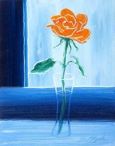 mcfarlane stephen,ORANGE ROSE ON A BLUE DAY,Ross's Auctioneers and values IE 2013-04-03